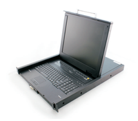 ED1716-N 1u rackmount kvm console kvm commutateur 4 ports RJ45 d'entrée commutateur
