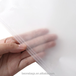 Matte transparente kosmetische Reißverschlussbeutel aus PVC praktische kosmetische Beutel und Schutzhüllen