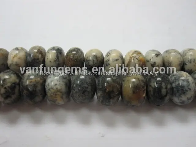 Belle rugueux. moss agate naturelles pierres semi précieuses brillant, perle ronde