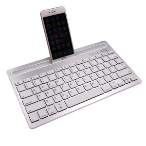 Bluetooth inalámbrico tipo y archivo estado de los productos ultra-Delgado teclado de aluminio de Bluetooth para el iPad - Product Image 3