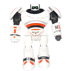 1701B télécommande jouet Robot Intelligent Programmable <span class=keywords><strong>artillerie</strong></span> intelligente tir danse bleu Orange - Product Image 5