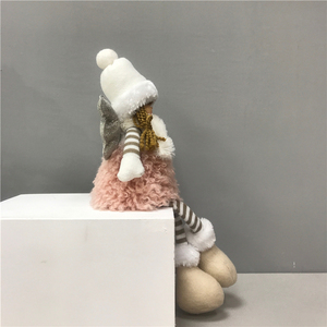 Regalo di <span class=keywords><strong>Natale</strong></span> Boheng, Decorazione per la Casa, Bambole Navidad, Ornamenti Rosa in Piedi, Adorabile <span class=keywords><strong>Angelo</strong></span> in Peluche - Product Image 6