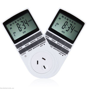 Soket Sakelar Pengatur Waktu <span class=keywords><strong>Digital</strong></span>, LCD 240V 10A Yang Dapat Diprogram, Colokan Daya Elektronik - Product Image 3