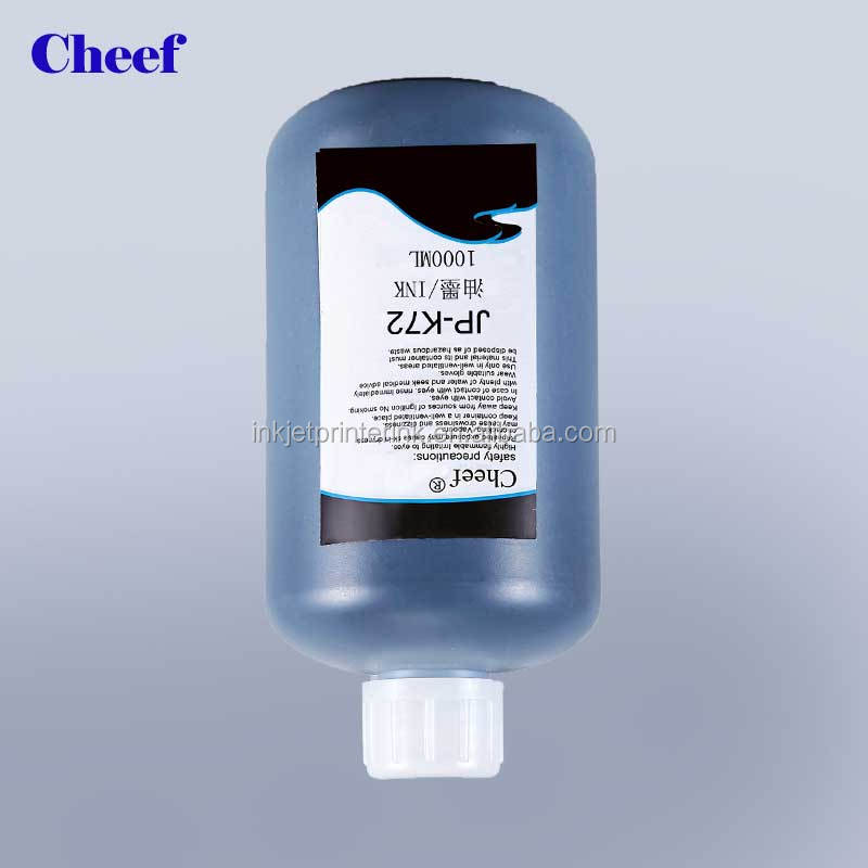 Black Ink JP-K72 for Hitachi CIJ Printing 1000ml - Eco Friendly