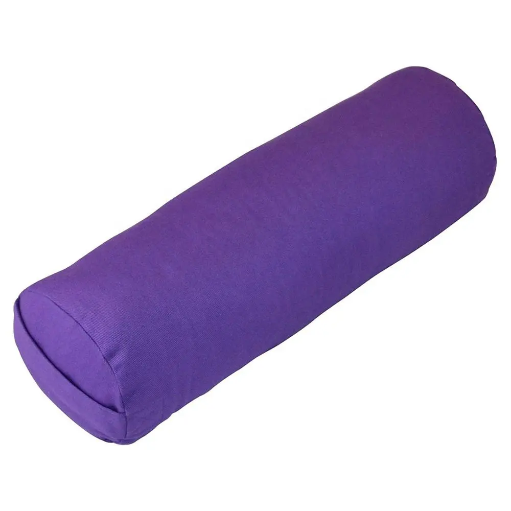 Good selling meditation pillow buckwheat yoga bolster cushions cylindrical