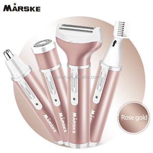 2018 MARSKE <span class=keywords><strong>4in1</strong></span> पेशेवर बिजली महिला शेवर नाक कान भौं <span class=keywords><strong>Trimmer</strong></span> - Product Image 1