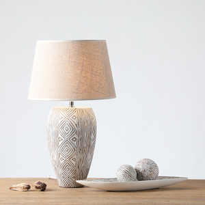 北欧のクリエイティブなデザインのベッドサイドランプ手作りの樹脂製テーブルランプforhome decor - Product Image 2
