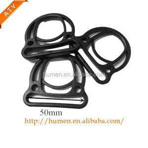 Material reciclable, plástico, anillo en D, hebilla de cinturón, hebilla en forma de D para bolsos y ropa