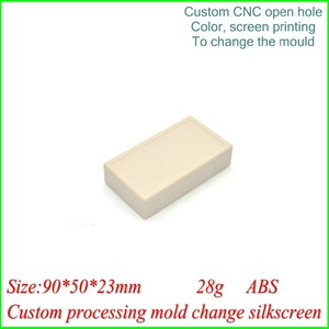 Contenitore <span class=keywords><strong>in</strong></span> <span class=keywords><strong>plastica</strong></span> bianco sporco a pannello lungo incassato, con chiusura a scatto, per PCB, modulo di segnale, guscio per strumenti, custodia <span class=keywords><strong>in</strong></span> <span class=keywords><strong>plastica</strong></span> personalizzata OEM ODM - Product Image 4