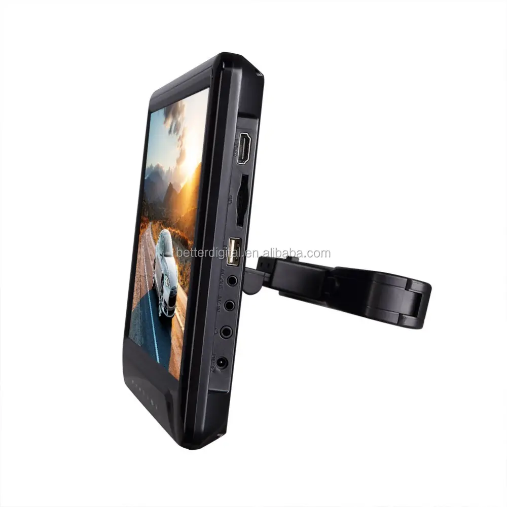 11.6 inch headrest car dvd player HD1080P USB SD MP5 FM IR transmitter 32 BIT wireless GAMES