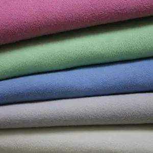 80 polyester 20 polyamide material two side brushed microfiber fabric for towel