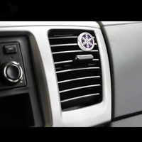 Diffuseur d'huiles essentielles en acier inoxydable Arbre de Vie pour voiture, avec clip de ventilation