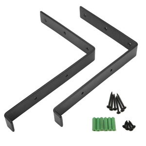 Supporti per Mensole Singole da Parete Industriali in Metallo con Bordo in Acciaio - Product Image 1