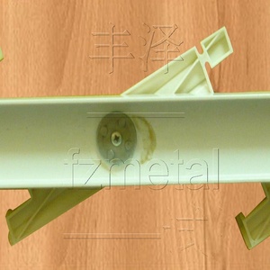 C9 toptan braketi ayarlanabilir windows cam kepenkler alüminyum plastik Frame çerçeve alüminyum Louvre çerçeve - Product Image 6