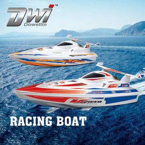 Barco de Carreras de Plástico <span class=keywords><strong>RC</strong></span> DWI Dowellin <span class=keywords><strong>Turbo</strong></span> Jet con Alta Velocidad y Estabilidad - Product Image 1