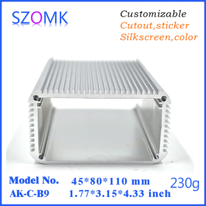 กล่องอะลูมิเนียม SZOMK สำหรับโครงการอิเล็กทรอนิกส์ กล่องควบคุม <span class=keywords><strong>DIY</strong></span> รุ่น AK-C-B9 ขนาด 45*80*ฟรี - Product Image 6