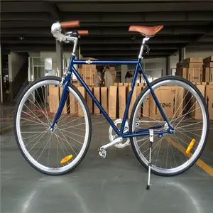 Yetişkin erkek tek hız retro bisiklet vintage 4130 şehir bisikletleri hibrid chromoly bisiklet