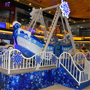 De alta calidad de la familia Parque de Atracciones juegos hielo nieve tema mini Barco Pirata swing paseos <span class=keywords><strong>en</strong></span> barco <span class=keywords><strong>en</strong></span> venta - Product Image 2