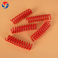 Farklı renk bobin Bind Spiral Pvc kitap halka yuvarlak plastik bağlayıcı tarak