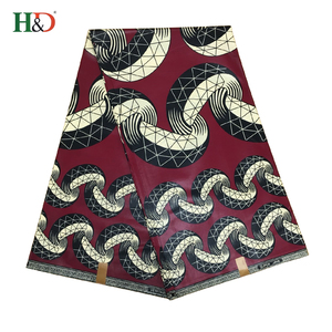 H & D africano caliente flor real algodón auténtico bloque de cera imprime tela con <span class=keywords><strong>la</strong></span> mejor calidad - Product Image 3