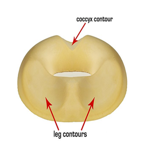 Coussin de siège de beignet Oreiller confort pour hémorroïdes, prostate, grossesse, soulagement de la douleur post-natale, chirurgie Aylio - Product Image 2