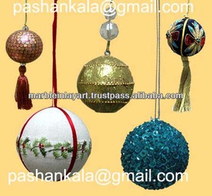 Hanging Embroidery Christmas Ornament - Product Image 1