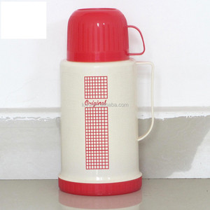 Nieuwe <span class=keywords><strong>design</strong></span> plastic thermosfles vacuümfles glazen binnenkant thermos draagbare geïsoleerde vacuümfles - Product Image 2
