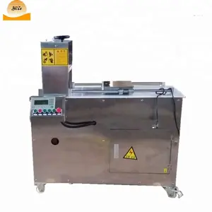 automatic frozen pork meat block slice flaker cutting machine