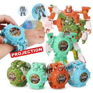 キッズロボットおもちゃ時計変形変形インポートおもちゃ卸売