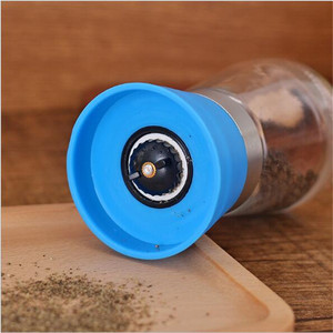 Molino de Especias y Condimento de Pimienta al por Mayor, Botella de Vidrio para Condimento de Cocina, Molinillo de Plástico de 180 ml - Product Image 5