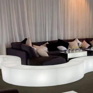 Banc mobile à LED intelligent, meuble de chambre à coucher, avec 16 couleurs changeantes