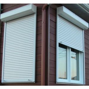 Portes et fenêtres à <span class=keywords><strong>volet</strong></span> <span class=keywords><strong>roulant</strong></span> en aluminium de sécurité à isolation thermique de haute qualité, <span class=keywords><strong>volet</strong></span> de garage - Product Image 6
