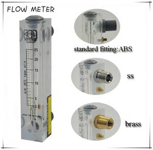 Panel <span class=keywords><strong>Type</strong></span> Water Liquid Rotameter Plastic <span class=keywords><strong>Rotor</strong></span> Float Flowmeter Met Regelklep - Product Image 6