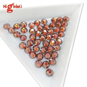2023 New Color Stones glass rhinestones flat back non hotfix ss16 16 facets cuttings stone Rhinestone for nail clothes shoes