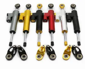 CNC Aluminum Motorcycle Damper Steering Stabilizer Motor Linear Reversed Safety Control Fit For YBR125 All Models