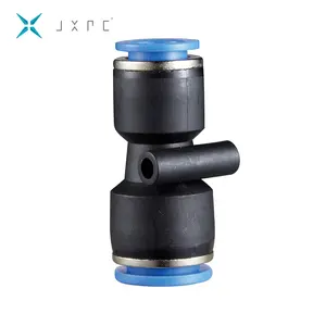 JXPC PU 5/32 3/16 1/4 5/16 3/8 1/2 Pneumatic Quick Coupler Push In Plastic Fitting