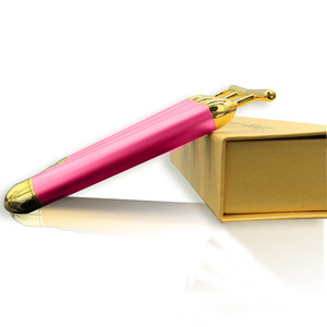 24 <span class=keywords><strong>K</strong></span> oro varilla eléctrica masaje palo Delgado cara INSTRUMENTO DE liftingV cara palo T cabeza fábrica - Product Image 4