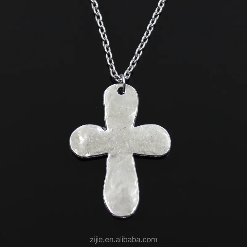 Modeschmuck legierung kreuz halskette, neues design bilder kreuz anhänger kette für männer