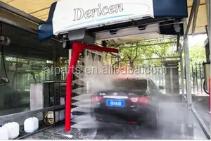 Dericen sistema di riciclaggio di buona qualità completamente car wash con acqua normale utilizzo con il colore giallo prezzo