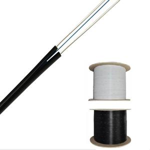 1 2 4 Core PVC Flat Cable de fibra óptica FTTH Outdoor con descarga de <span class=keywords><strong>Messenger</strong></span> - Product Image 2