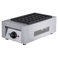 Eh-766 Elettrico Controllo Temp Giapponese Takoyaki Polpo Palle di Pesce Maker Commerciale Piastra Elettrica Pesce Macchina Griglia