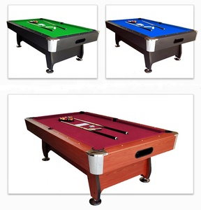 Mesa de <span class=keywords><strong>Billar</strong></span> Familiar de <span class=keywords><strong>7</strong></span> <span class=keywords><strong>Pies</strong></span> con Bordes de Goma y Retorno Automático de Bolas, Mesa de <span class=keywords><strong>Billar</strong></span> Americana, Promoción de Fábrica - Product Image 4