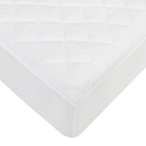 Protector de colchón suave y impermeable de algodón de bambú para cuna, Sábana acolchada para cuna <span class=keywords><strong>con</strong></span> almohadilla para orina para cuna o cuna - Product Image 4