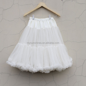 Neue Design Plus Größe Gelb <span class=keywords><strong>Chiffon</strong></span> Dame Pettiskirt Mode Flauschigen Lange <span class=keywords><strong>Maxi</strong></span> Rock