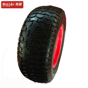 Der mit 16x6,50-8 Pu-Schaum gefüllte Reifen des chinesischen Lieferanten für Rasenmäher und Strand wagen von <span class=keywords><strong>Caster</strong></span> Wheels Series - Product Image 4