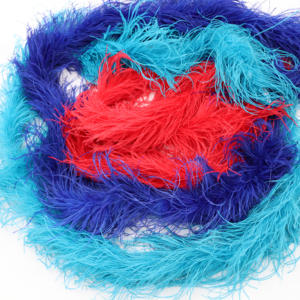 Boa en plumes d'autruche 2 m, écharpe élégante, bon marché, vin raspberry, <span class=keywords><strong>Champagne</strong></span>, pour décoration <span class=keywords><strong>de</strong></span> robe, en Stock, 23 couleurs - Product Image 6