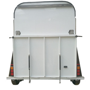 Remorque cavalier colorée, remorque de luxe 2 chevaux avec meubles colorés - Product Image 6