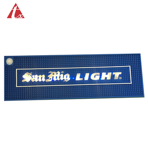 calidad antideslizante Bar atmósfera Luz de goma suave <span class=keywords><strong>jagermeister</strong></span> estera de la barra personalizado led estera de la barra - Product Image 4