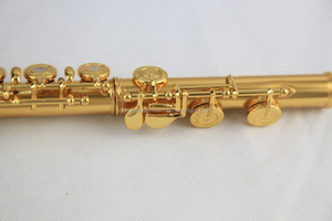 <span class=keywords><strong>Flauto</strong></span> placcato in oro strumenti musicali di alta qualità di buona qualità - Product Image 3
