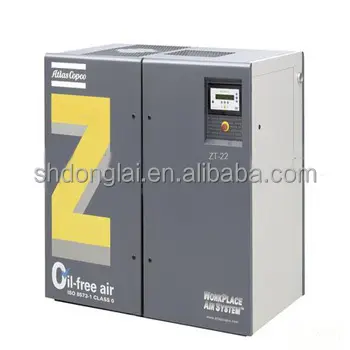 Atlas Copco เครื่องอัดอากาศน้ำมันฟรี (ZT22)